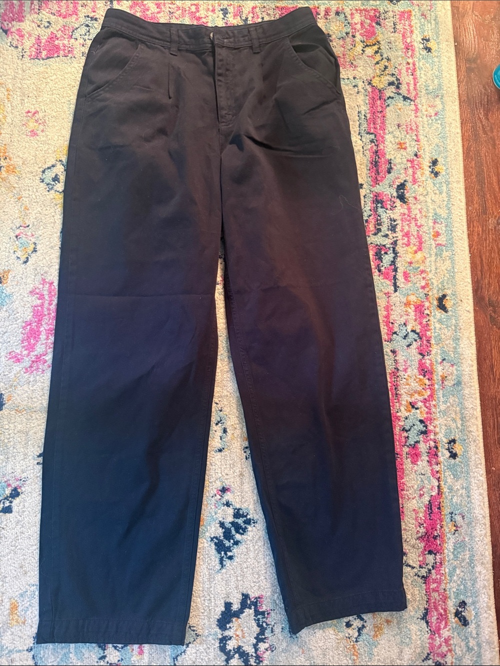 Free People Navy Chino Pants